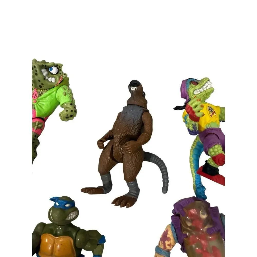 Vtg Teenage Mutant Ninja Turtles TMNT Villains Lot of 6 Figures 1990s Playmates